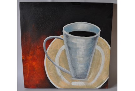 Obraz šálek kávy 75x75 cm